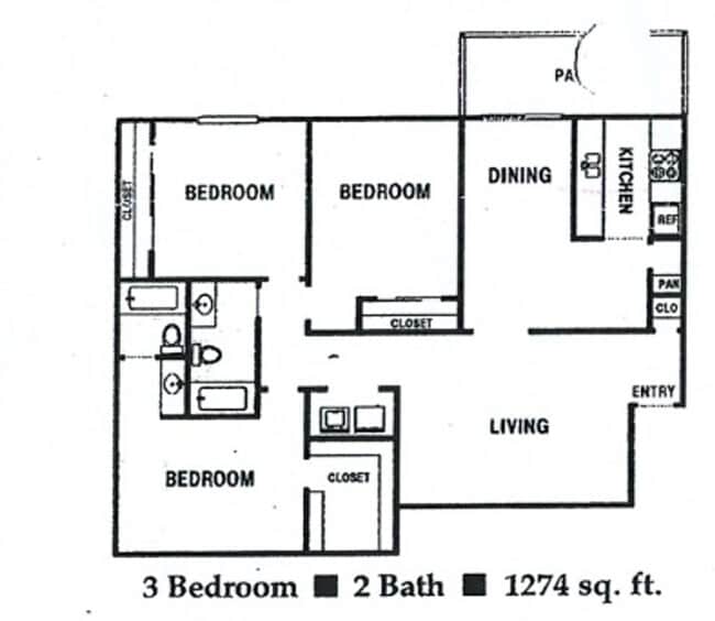 Photo - second floor unit - 3 bed, 2 bath condo for $1350 month Unidad 802