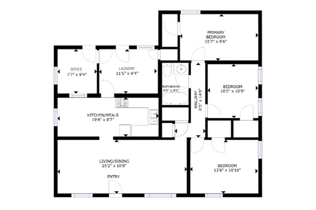 Photo - 3Bed/1Bath House at Chandler Blvd/McQueen Rd! Move-In Ready on 06/04/2026! -- NO HOA! RV GATE!