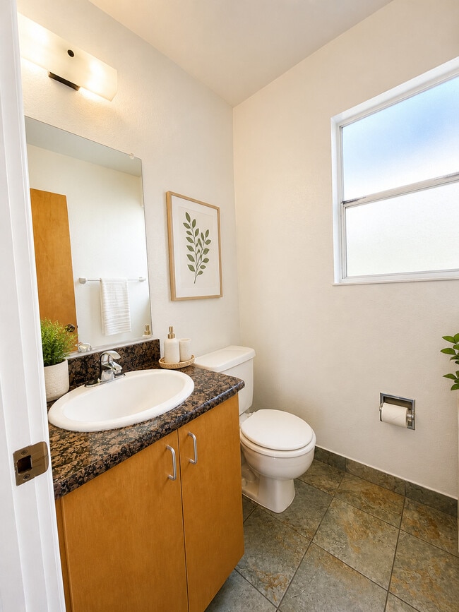 Downstairs half bath