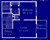 1BR/1BA