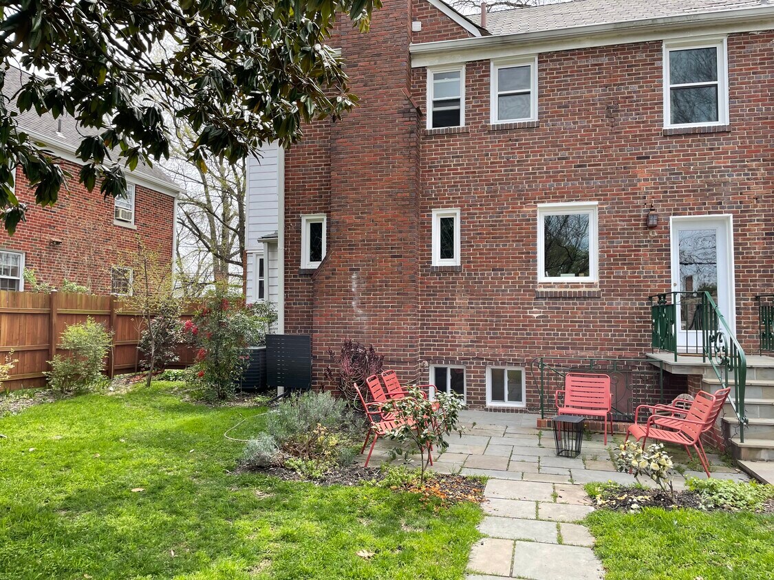 Entrance to unit -- separate, wide stairs - 1836 Varnum St NE (Washington, DC)