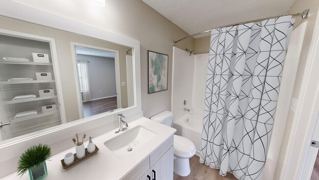 Newly Renovated Bathroom - 1250 West Apartments