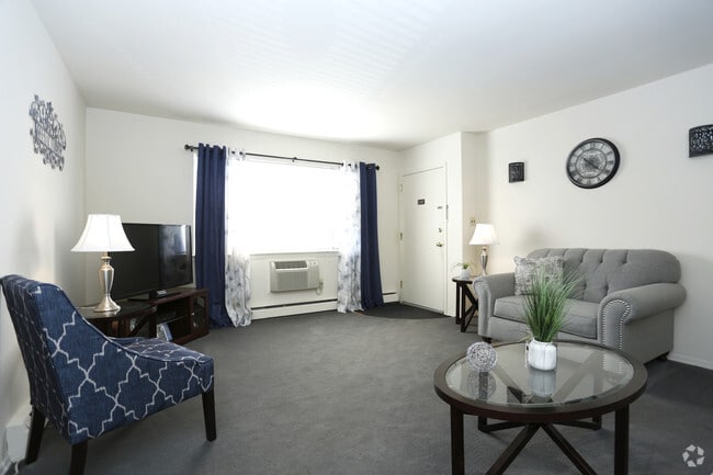 One Bedroom (Leasing Office) - Living Room