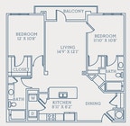 C1 floor plan Circa Uptown