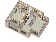 1HAB/1BA
