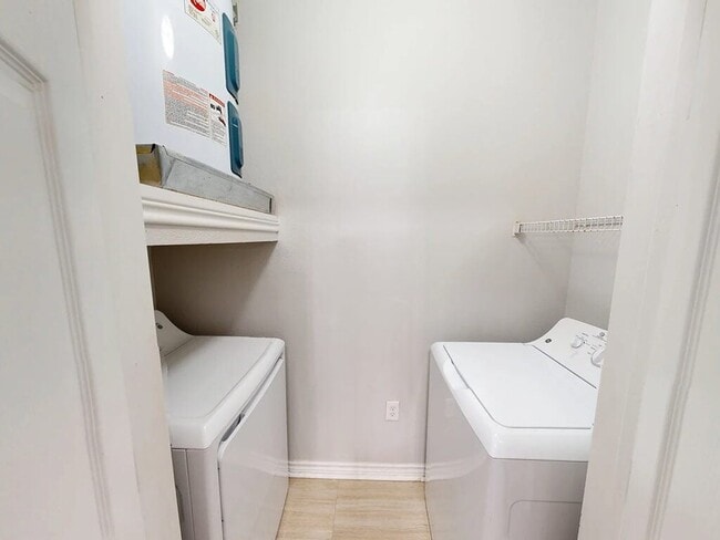 Personal Washer & Dryer (in select homes)