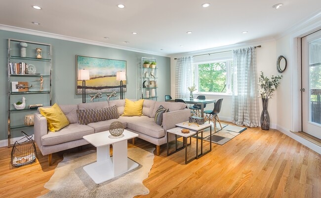 1443 Beacon - Living Room - CHR Coolidge Corner Communities