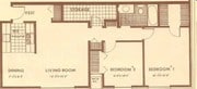 2BR/1BA
