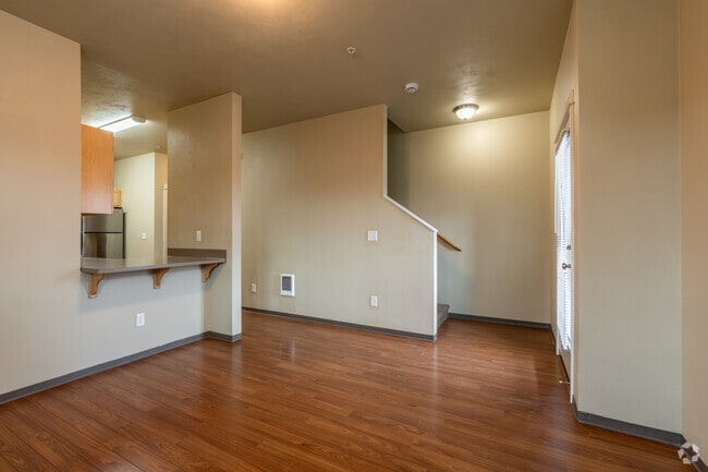 3BR, 2BA - 1,174SF - Living Room - The Sequoia