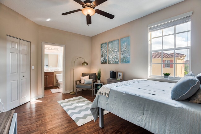 Large Furnished Bedrooms