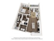The Augustine is a 900 SF one-bedroom apartment with balcony / patio that blends comfort, refinement, and a sense of arrival.