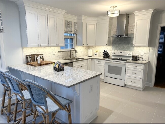 Newly remodeled kitchen