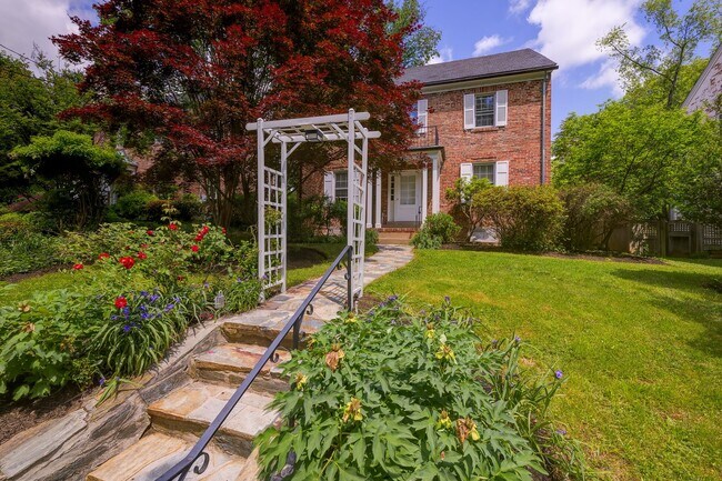 Photo - Charming & Spacious Colonial in N Cleveland Park w/Park-Like Rear Garden & Detached Garage