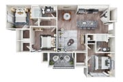 3BR/2BA
