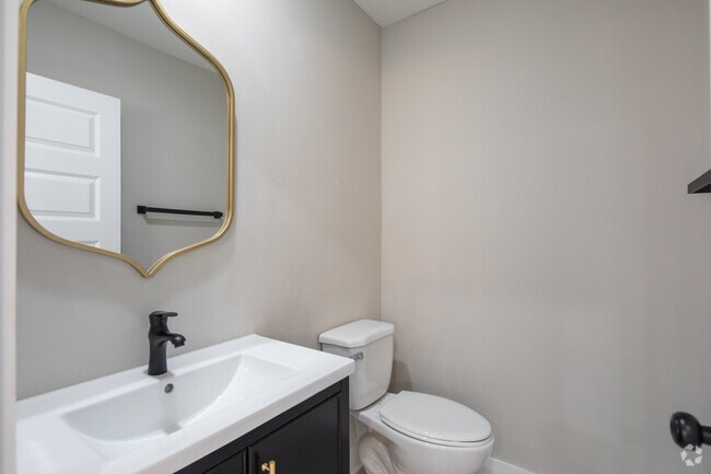 1 habitación, 1,5 baños - 750 pies cuadrados - Segundo baño - The Monarch Downtown Apartamentos