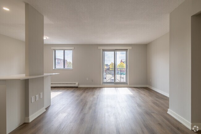 2BR, 1BA - Living Room - The Mayfair