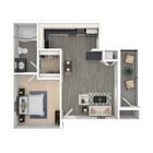 Oak Row North Dallas - A3 Floor Plan