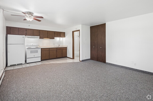 Studio - 272SF - Kitchen, Dining Room, Living Room
