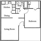 1BR/1BA