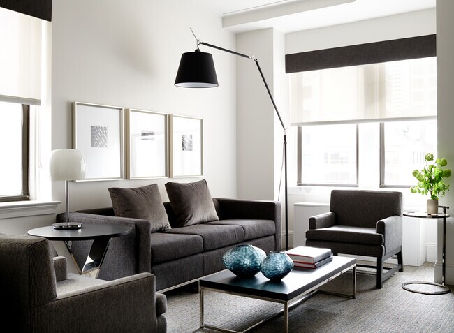 AKA Central Park Living Room - AKA Central Park Apartments
