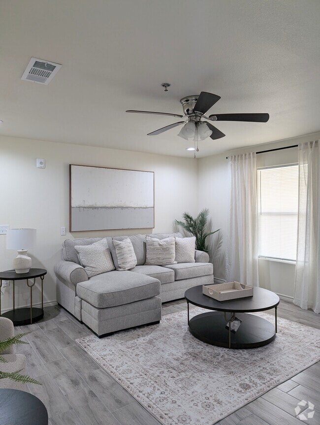1 Bedroom Living Room - Chance's Court Apartments