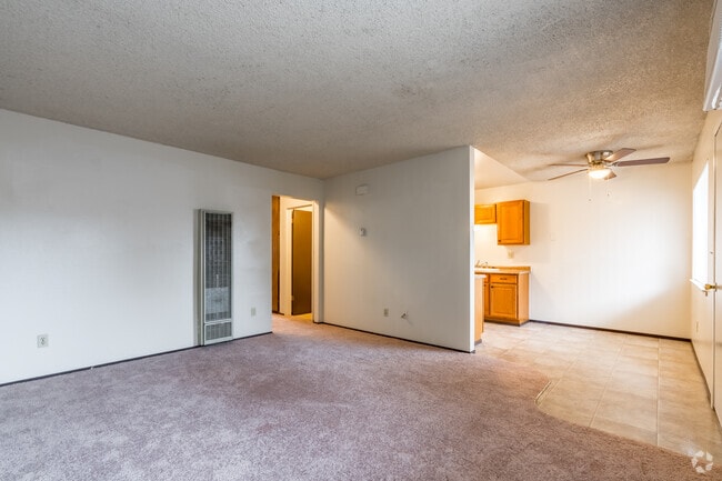 2BR, 1BA - 720SF - Living Room