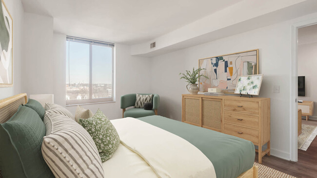 Bedroom with Hard Surface Flooring