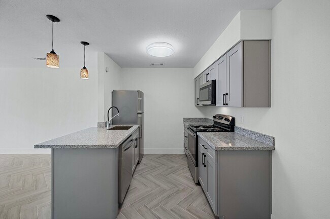 View of the Kitchen from dinning area