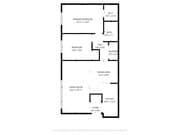 Two Bedroom One Bath Floorplan