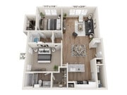 Plano de planta B2 Sendero Trace