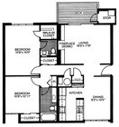 2BR/1.5BA