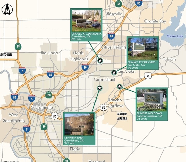 Mapa del área - Groves at Manzanita