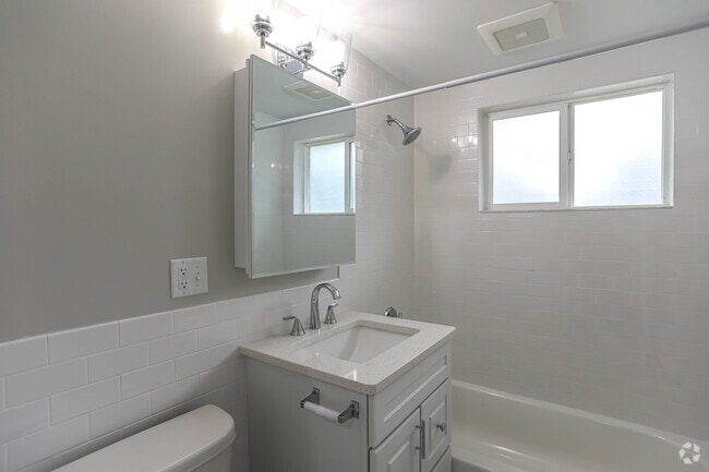 Bathroom. - Emerson Arms Apartments