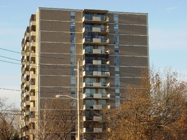 South facade - Bonneville Tower Apartments
