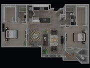 Almanor - 2x2 - 1146 sq ft