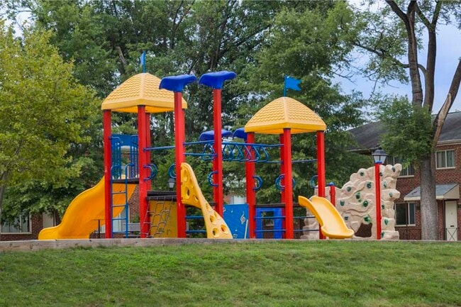 Four play areas at Northwest Park Apartments in Silver Spring, MD