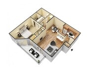 One Bedroom with Fireplace