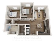 2-Bedroom, 1 Bath