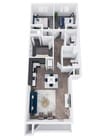 Three Bedroom Floor Plan
