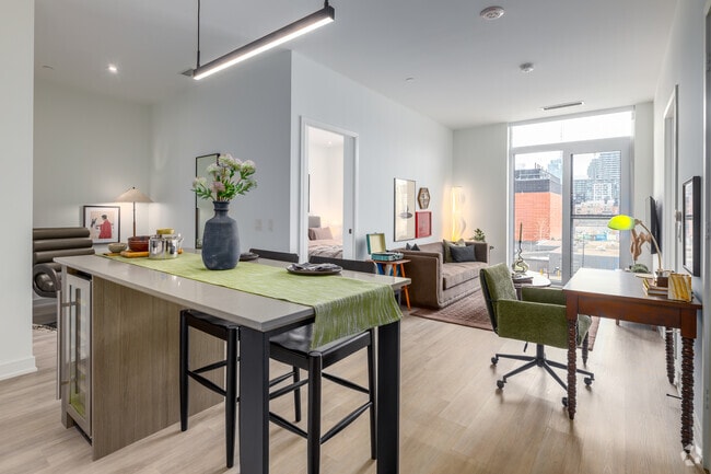 2 chambres + bureau, 2 salles de bain - 857 pi² - Cuisine/salon - Cherry House at Canary Landing