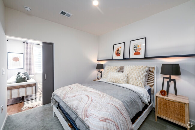 1BR, 1BA – 562SF - Bedroom