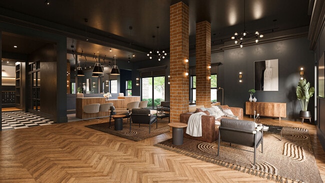 the resident lounge offers the perfect balance of comfort and connection.