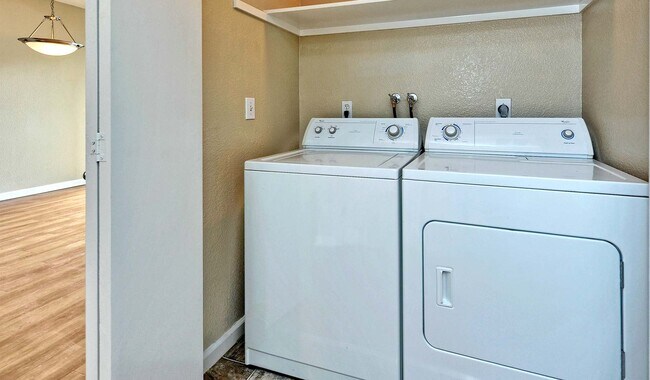 In-home washer and dryer available