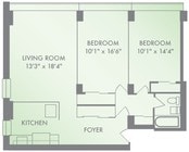 2BR/1BA