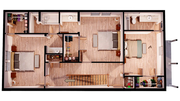Midtown Auburn 4x3.5 Cottage Floor Plan