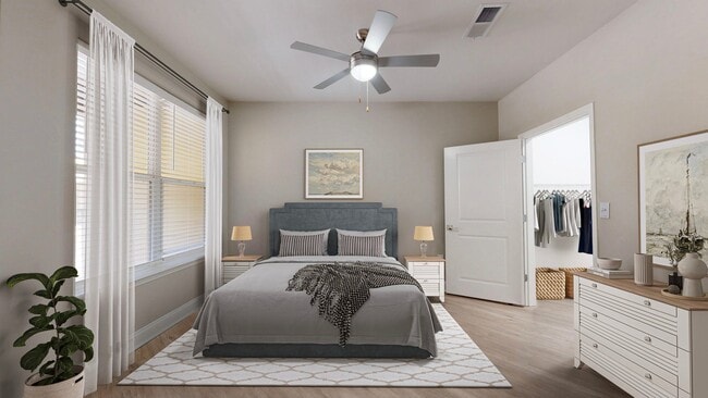 Cozy Bedroom with En-Suite Bathroom - The Retreat at Quail North Apartments