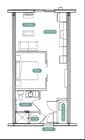 Studio Bed Nook Floor Plan