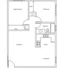 2BR/1BA