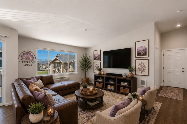 Virtual Staging - Bitterroot Lodge