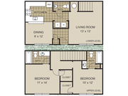 2/2.5 Floor Plan